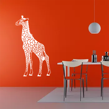 samolepka Sablio Samolepka na zeď: Žirafa - 52x90 cm