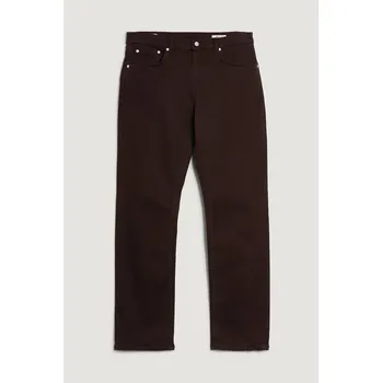 Pánské oblečení DŽÍNY GANT REG MOLESKIN JEANS DEEP BROWN