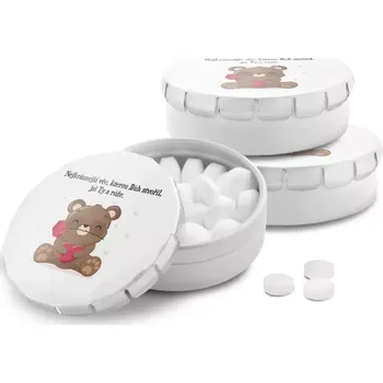 Bonbon Sablio Mentolky Nejkrásnější věc, kterou Bůh stvořil, jsi Ty a růže - 3 ks