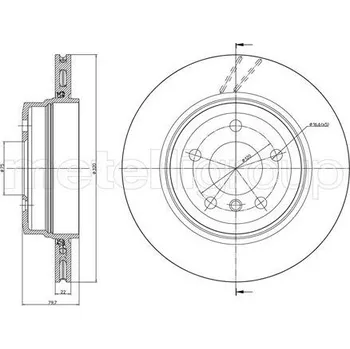 Brzdový kotouč Brzdový kotouč CIFAM (800-813C)