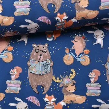 Látka letní softshell autumn tales