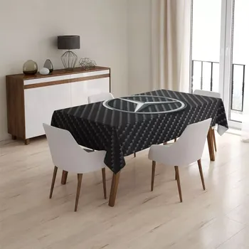 ubrus Sablio Ubrus Logo 4 Carbon - 130x130 cm