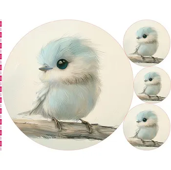 Panel na podložku na hraní / nepromokavý polyester ptáček Lio