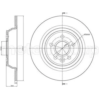 Brzdový kotouč Brzdový kotouč CIFAM (800-897C)