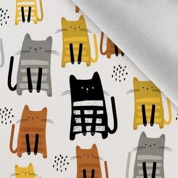 Látka softshell zimní cats