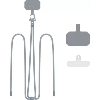 Tech-Protect C5S ROPE CROSSBODY Šňůrka / popruh na telefon - Šedá