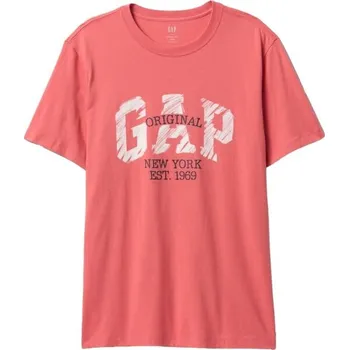 Pánské tričko Pánské tričko GAP V-ORIGINAL NEW YORK L Lososová, Bílá, Černá