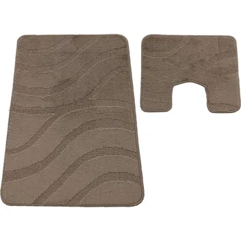 Koberec Sada koupelnových koberečků Montana Symphony Fungi Grey