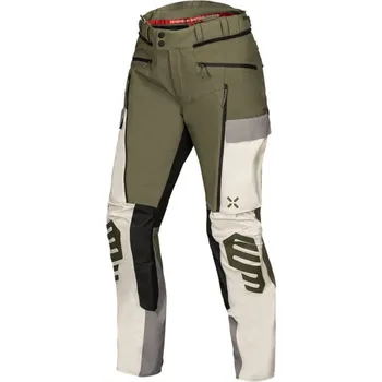 Moto kalhoty IXS Kalhoty s laminovanou membránou VENTURE-STX 1.0 X2-015405 olivová-světle šedá - Velikost 2XL