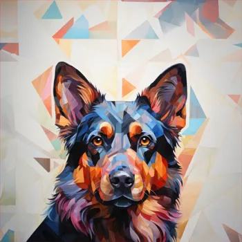 Panel z nepromokavého polyesteru 50x50 německý ovčák