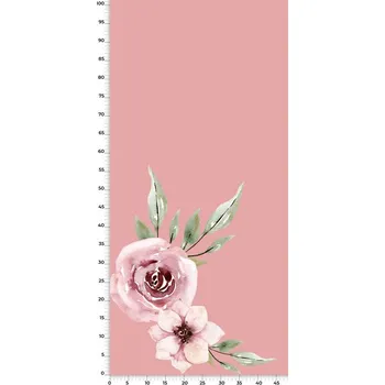 Panel na fusak z kočárkoviny 50x100 v zahradě - starorůžová "A"