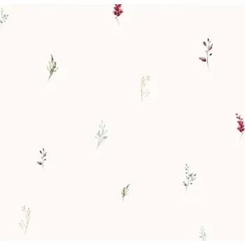 Hladký šifon/silky jemné květiny na louce Alice