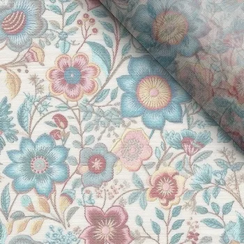 Měkký tyl béžová výšivka potisk Luxury