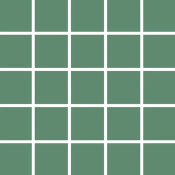 Úplet Punto di Roma mřížka bílá na zelené