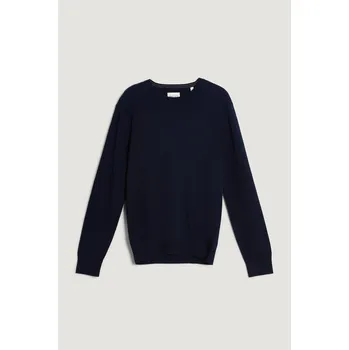 Pánský svetr SVETR GANT COTTON CASHMERE C-NECK EVENING BLUE