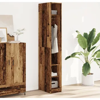 Příborník a kredenc zahrada-XL Šatní skříň old wood 30 x 50 x 200 cm kompozitní dřevo 3307691