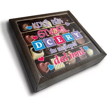 Bonboniéra Sablio Pralinky Když Bůh stvořil dcery - 20 ks pralinek