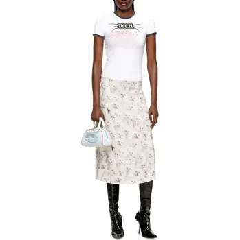 Dámská sukně SUKNĚ DIESEL O-RCHID-R1 SKIRT WHITE