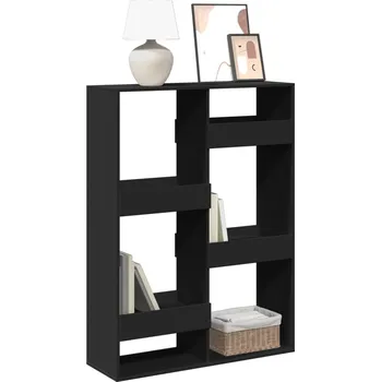 Knihovna zahrada-XL Knihovna černá 100 x 33 x 135 cm kompozitní dřevo 3309385