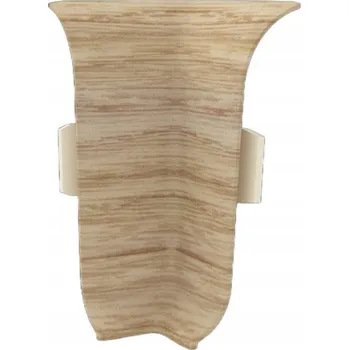 soklová lišta Spojka Vox PVC 1,5 x 55, délka 5 cm, Pískový dub