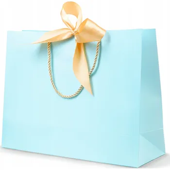 Dárková taška PAPÍROVÁ TAŠKA DÁRKOVÁ TAŠKA NA DÁRKY NAROZENINY NÁKUPY SVÁTKY DÁRKOVÁ 5 KS