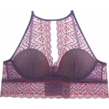 Dámské spodní prádlo INTIMISSIMI push-up podprsenka fialová 75C