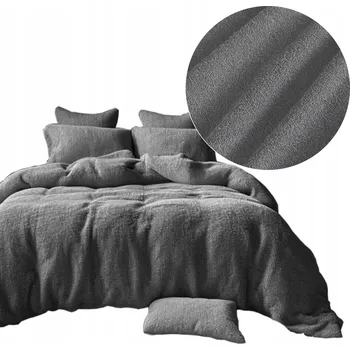 Povlečení Povlečení bavlněné, hřejivá sada, silná FROTÉ 200x220 FROTÉ barva ecru