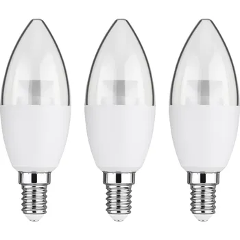 Žárovka LIVARNO® LED žárovka, E14/E27 (4,9W svíčka E14, 3 kusy)