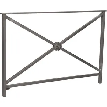 Zábradlí Zábradlí Héritage, délka 1500 mm, bez madel, jednoduchý kříž s růžicí, barva šedá Procity