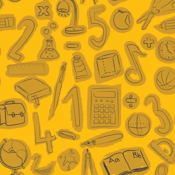 Látka softshell zimní Škola hořčicová