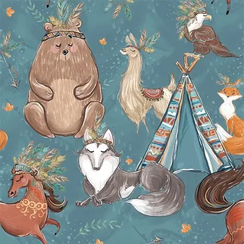 Šusťákovina se zátěrem indiana boy tyrkys