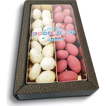 Čokoláda Sablio Mandle v čokoládě Když Bůh stvořil kamarádky - 2x 80g