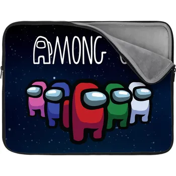 pouzdro na notebook Sablio Obal na notebook AMONG US ve vesmíru - 17
