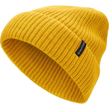 Čepice Baltic | Žlutá žebrovaná pletená akrylová čepice - Waykins