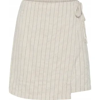 Dámská sukně Dámská Sukně Pieces PIECES-17151891 BIRCH ČERNĚ Béžová