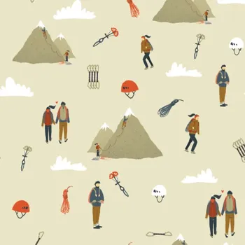 Funkční úplet na trička horolezci