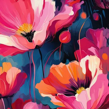 Funkční úplet na trička výrazné máky