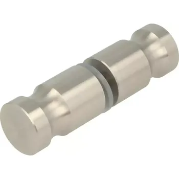 Nábytkové kování Úchytka pro kabinové dveře Nr. 2, nerez