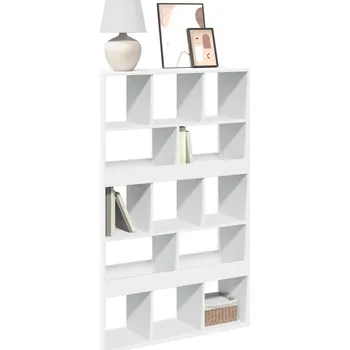 Knihovna zahrada-XL Knihovna bílá 100 x 33 x 156,5 cm kompozitní dřevo 3309366