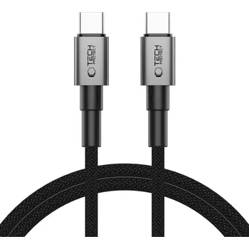 Datový kabel USB-C kabel Tech-Protect UltraBoost DNA Type-C PD60W/3A 1m Iron Grey
