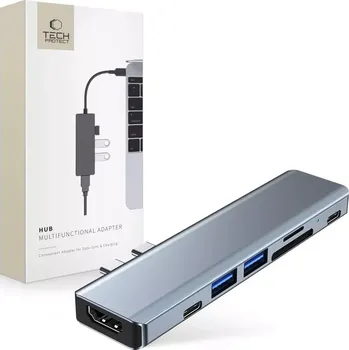 Tech-Protect V5-HUB Adapter 7in1 Grey