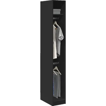 Šatní skříň zahrada-XL Šatní skříň černá 30 x 50 x 200 cm kompozitní dřevo 3307775