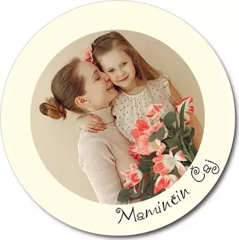 Sablio Polymerový podtácek pod hrnek s vlastním potiskem: kulatý ø 10 cm