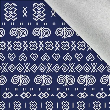 Látka softshell zimní Čičmany modré