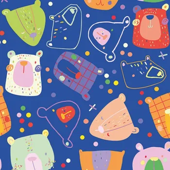 Funkční úplet na trička fluo Teddy medvědí hlavy