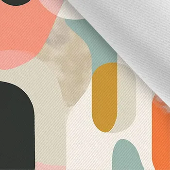 Látka gabarden 230 g pastel Ovál