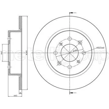 Brzdový kotouč Brzdový kotouč CIFAM (800-612C)