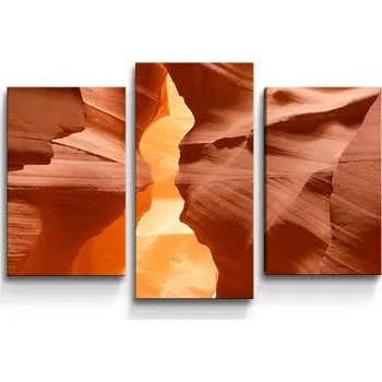 Obraz Sablio Obraz - 3-dílný Skály v poušti - 75x50 cm