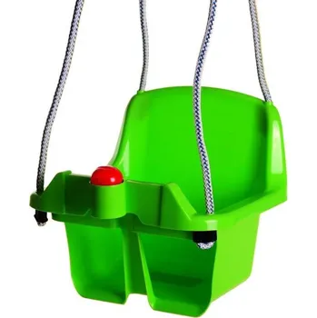 Dětská houpačka DOHÁNY Houpačka s klaksonem pro nejmenší (zelená)