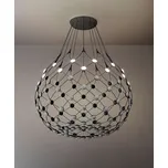 LUCEPLAN Závěsné svítidlo MESH korpus 100cm 2700K 61W LED vč.závěsného systému 1m a bezdrátového ovládání (starý kód: LUCE 1D86KW101001A) - LUCEPLAN LUCE 1D86KW102001B